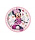 8 Disney Iconic Minnie Mouse Round 7" Dessert Plates