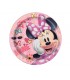 8 Disney Iconic Minnie Mouse Round 9" Dinner Plates