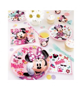 8 Disney Iconic Minnie Mouse Round 9" Dinner Plates