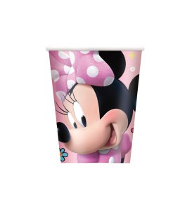 8 verres en papier 9oz MINNIE