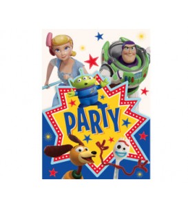 8 Disney Toy Story 4 Invitations