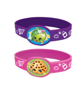 4 bracelets extensibles SHOPKINS