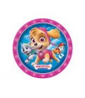 8 assiettes 7'' PAW PATROL FILLE