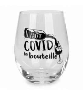 Wine glass without stem-Il faut covid