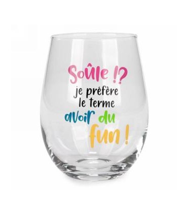 Wine glass without stem-Soule!...