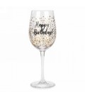 Wine glass-Happy birthday