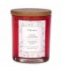 4.5'' Red Glass Candle - Apple and Cranberry