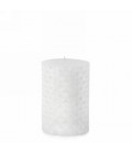 3x4 '' White Engraved Pattern Candle