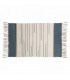 Tapis couleur bleu et naturel 42 x 23''