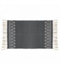 Gray and natural area rug 42 x 23 ''