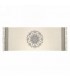 Tapis couleur gris et naturel- MANDALA 94 x 35''