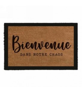 Rug- Bienvenue dans notre chaos 16 x 24''