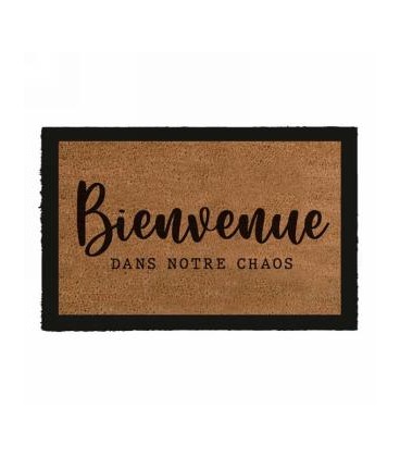 Rug- Bienvenue dans notre chaos 16 x 24''