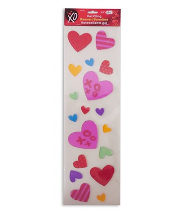 Gel cling banner Valentine