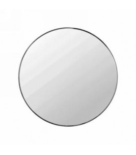 Mirror with black border 16 '' diameter