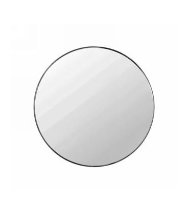 Miroir avec bordure noire 16'' diamètre