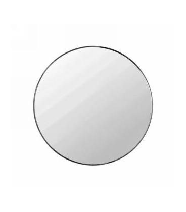 Mirror with black border 16 '' diameter