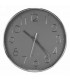 Horloge grise et argent moderne 12''D