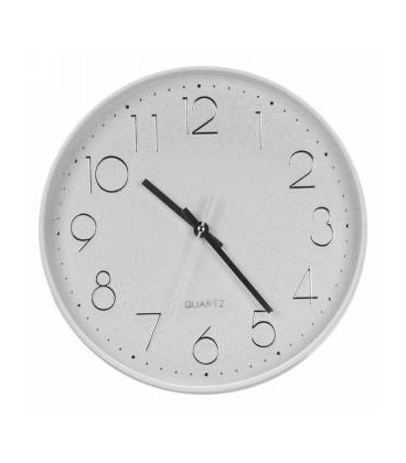 Horloge blanche moderne 12''D