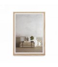 5 x 7 '' white and natural photo frame