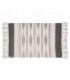 Gray and natural area rug 42 X 24 ''