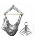 Hanging hammock gray 30 x 24 x 40 ''