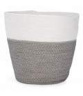 10 x 11 '' white and gray basket