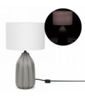 Table lamp with gray base 9.5 x 15 '