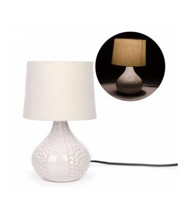 Lampe de table ivoire 7.5 x 12''