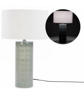 Gray base table lamp 4.5 x 19 ''