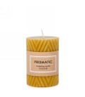 Mustard yellow candle 3 x 4 ''