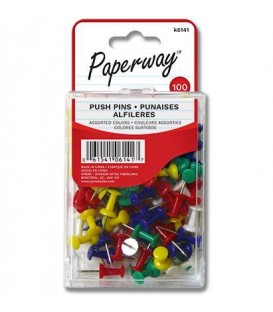 Color push pins pack of 100