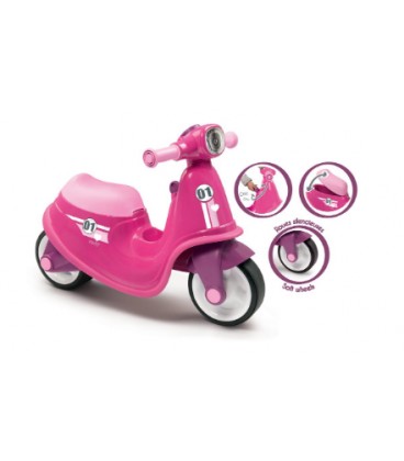 Scooter ride-on Pink