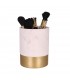 MARBLED GOLD ACCENT BRUSH CUP