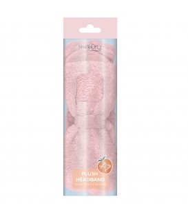 SERRE-TÊTE PELUCHE ARC-ROSE