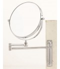 10X ADJUSTABLE WALL MOUNTED MIRROR-CHROME