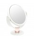 10X WHITE AND ROSE GOLD VANITY MIRROR