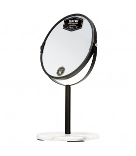 5X MIROIR DE VANITÉ NOIR ET MARBRE