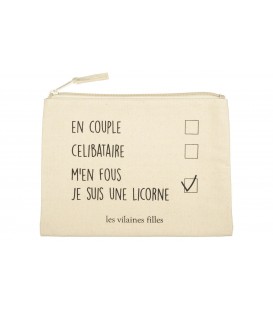 TROUSSE DE BEAUTÉ JE SUIS UNE LICORNE