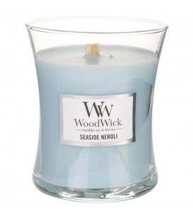 MEDIUM CRACKING CANDLE WOODWICK SEASIDE NEROLI