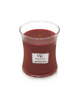 MEDIUM CRACKING CANDLE WOODWICK SMOKED MAPLE