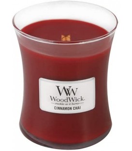 MOYENNE CHANDELLE CRÉPITANTE WOODWICK CINNAMON CHAI