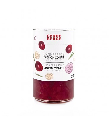 CONFIT D'OIGNONS ET CANNEBERGES 212 ML