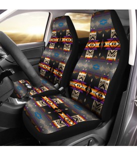 CAR SEAT COVERS BLACK GRADIENT