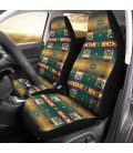 CAR SEAT COVERS GREEN GRADIENT