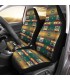 CAR SEAT COVERS GREEN DEGRADED