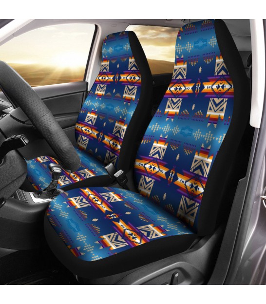 Blue seat covers outlet