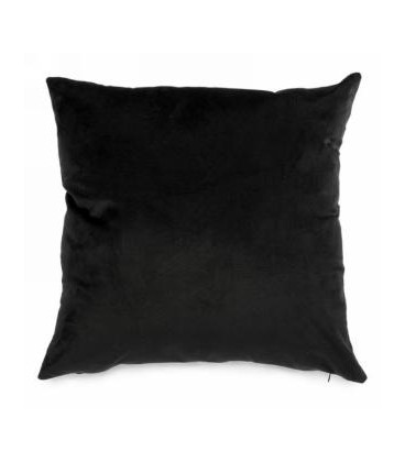 COUSSIN DE VELOUR NOIR 17X17''