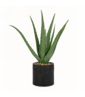 ALOES ARTIFICIEL DANS UN POT 14''