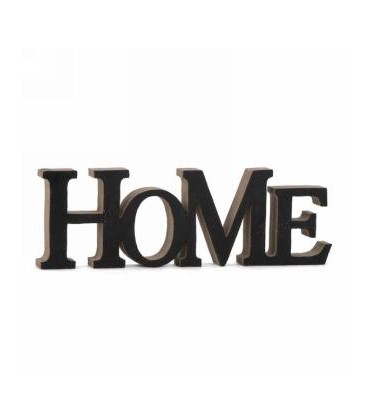 DECORATION BLACK HOME 9X3''